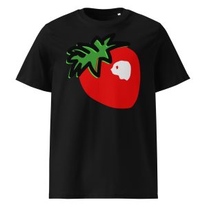 Strawberry Blotter - Unisex organic cotton t-shirt